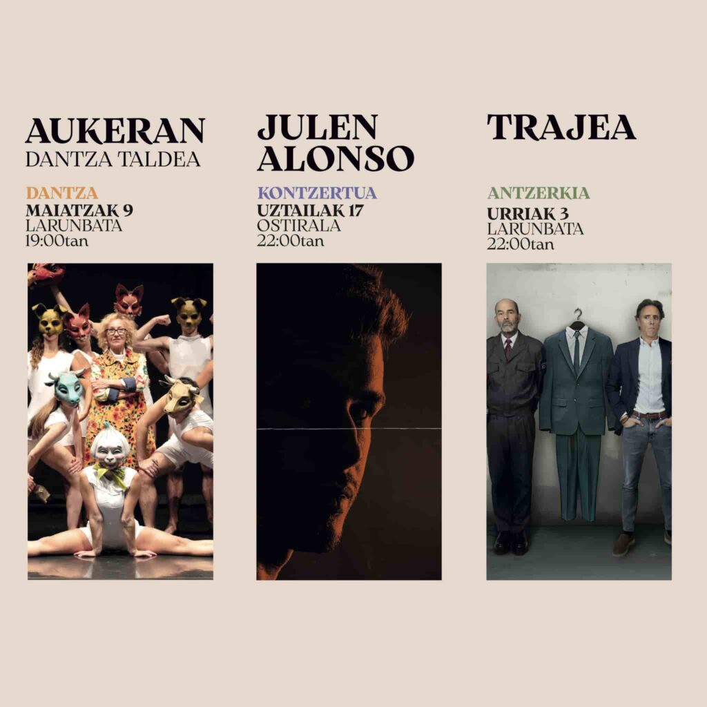 Aukeran Dantza Konpainia, Julen Alonso eta Trajea antzezlana Probalekuan Aia